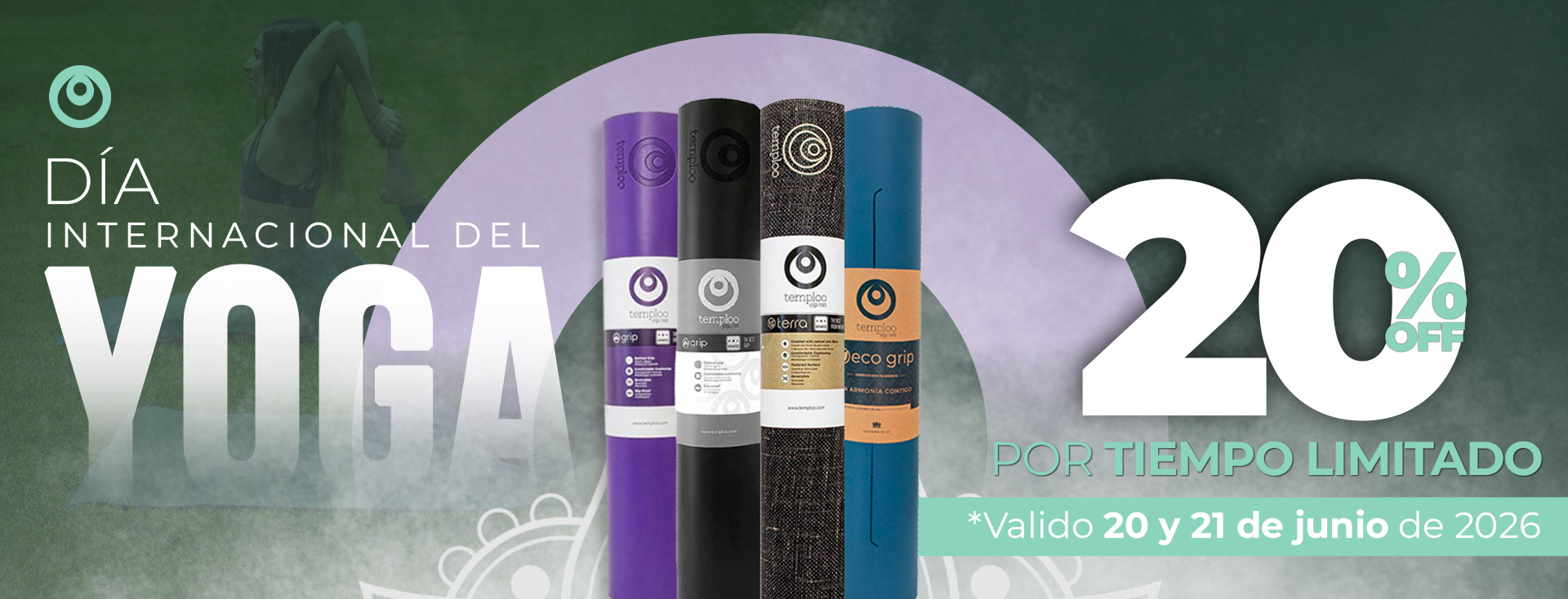DIY26 BW20 | Temploo Yoga Mats | Tapetes de Yoga