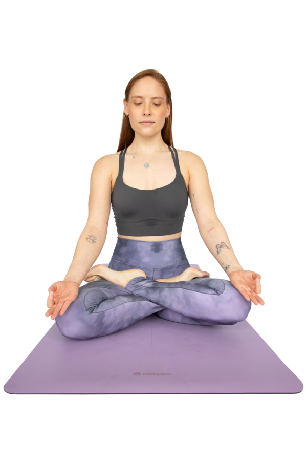 Tapete de Yoga Eco Grip Morado