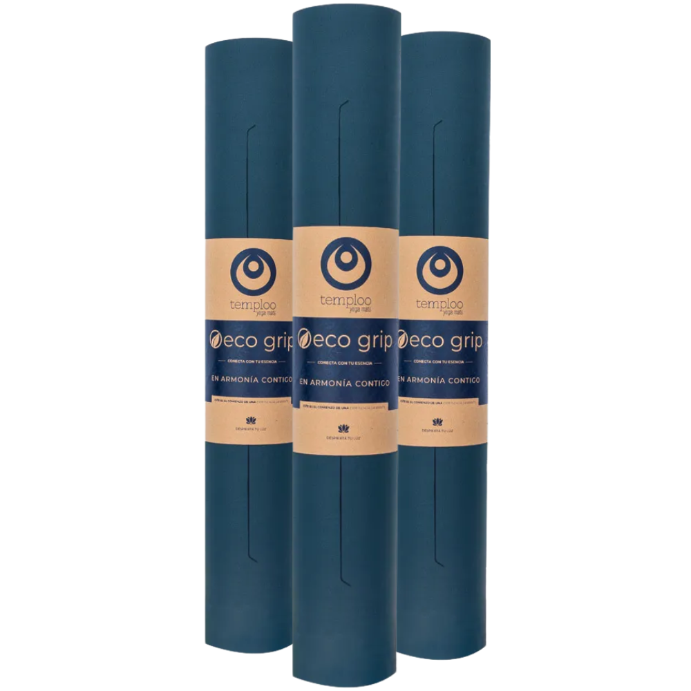 ecogrip azul | Temploo Yoga Mats | Tapetes de Yoga