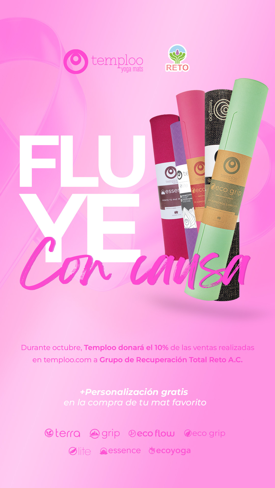 fluyecc s | Temploo Yoga Mats | Tapetes de Yoga