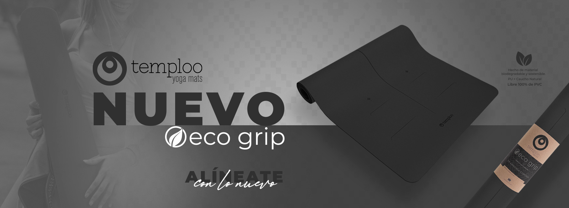 pag web ecogrip negro | Temploo Yoga Mats | Tapetes de Yoga