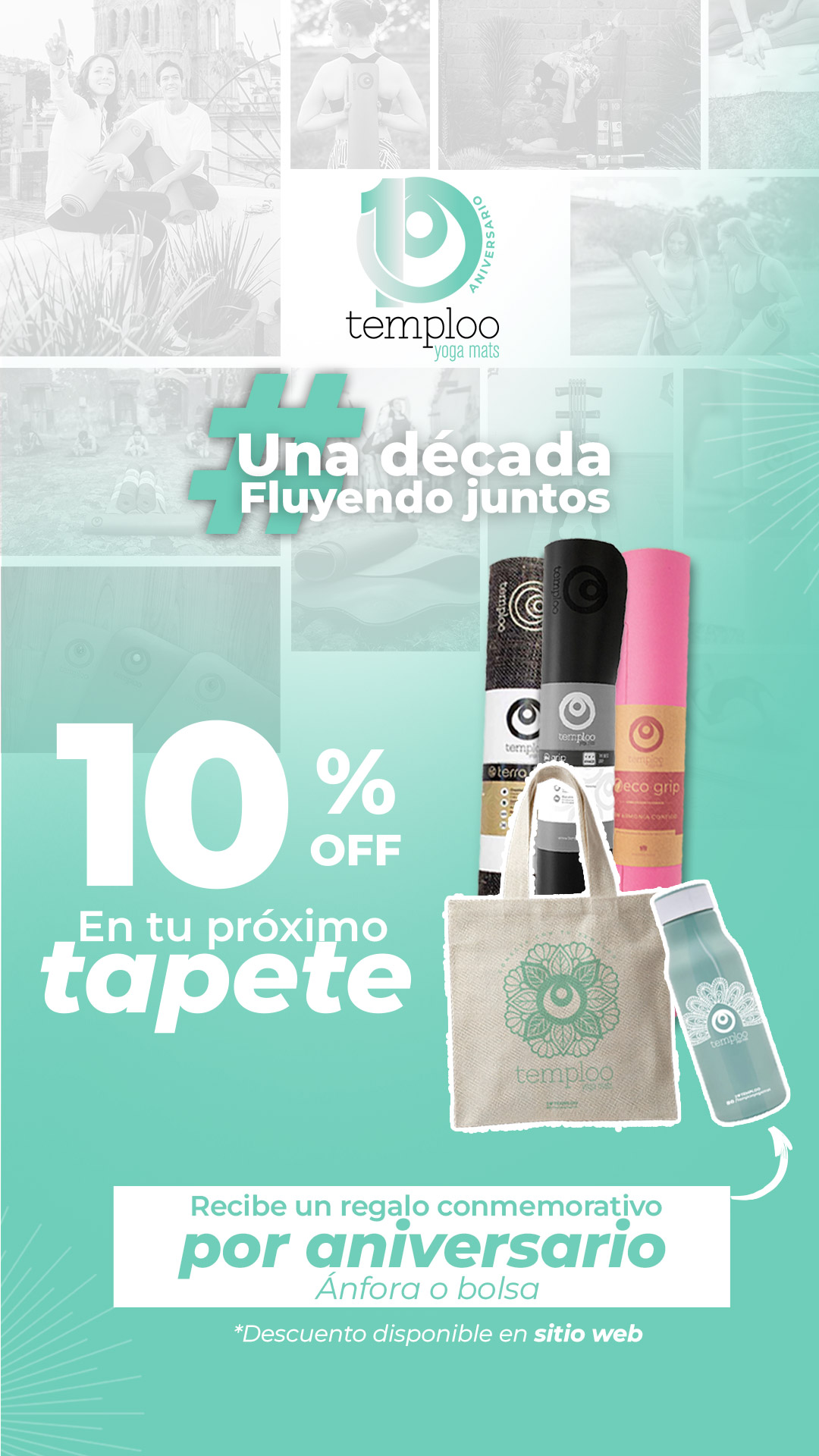 post anivs 10 2 | Temploo Yoga Mats | Tapetes de Yoga